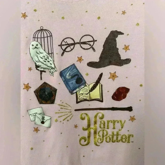 Harry Potter Pink Graphic Girls T-shirt (601) - Picture 4 of 7